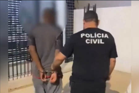 Homem é preso após ameaçar ex dentro de delegacia (Foto: Reprodução)
