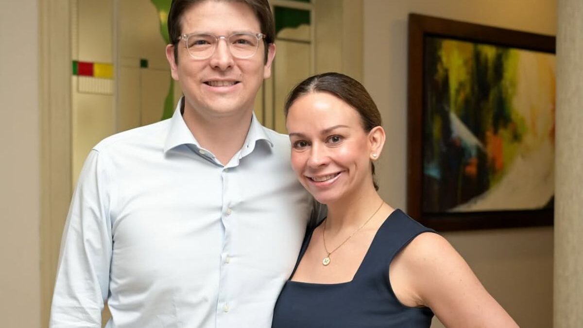 Miguel Uribe e a esposa, Maria Claudia Tarazona (Foto: Instagram)