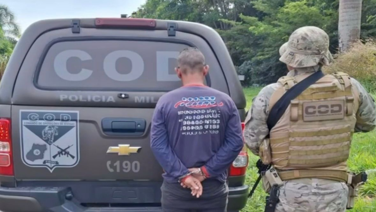 Preso foragido por matar e incendiar a casa da própria mãe em Goiânia (Foto: Divulgação)