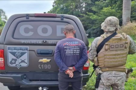 Preso foragido por matar e incendiar a casa da própria mãe em Goiânia (Foto: Divulgação)