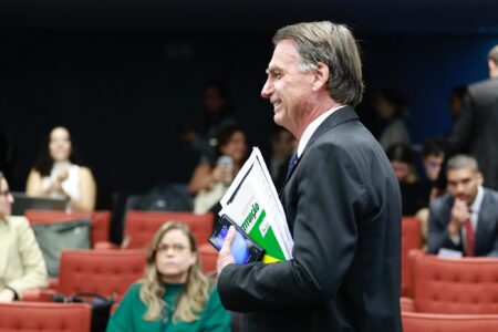 Bolsonaro no STF (Foto: Divulgação)
