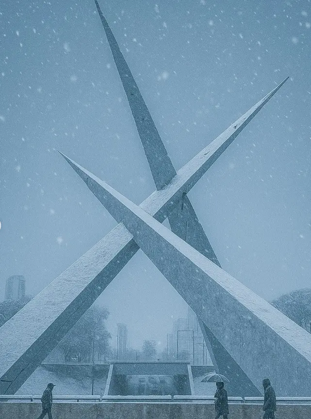 image E se nevasse em Goiânia? Imagens mostram como a cidade ficaria coberta de branco