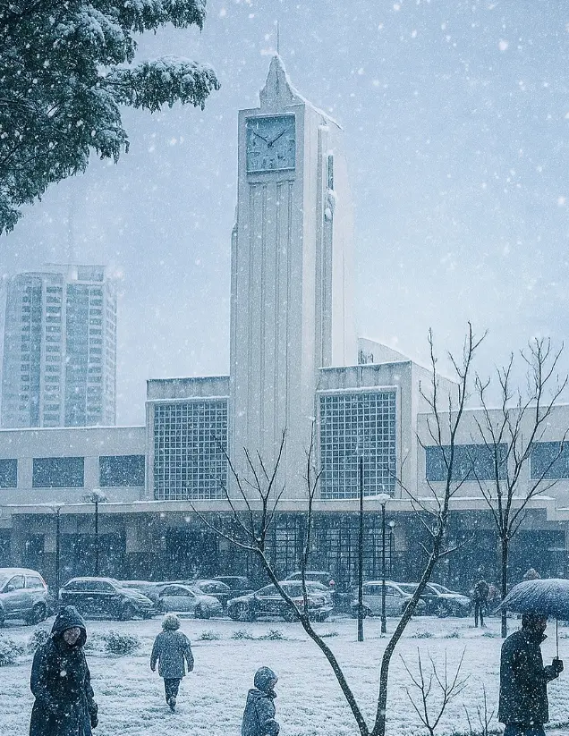 image E se nevasse em Goiânia? Imagens mostram como a cidade ficaria coberta de branco