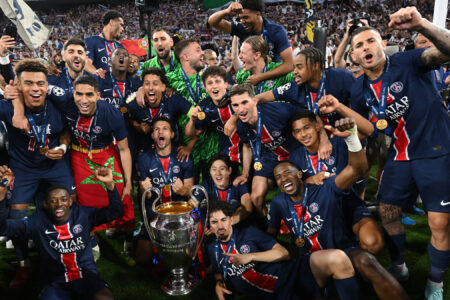 PSG, campeão da Liga dos Campeões