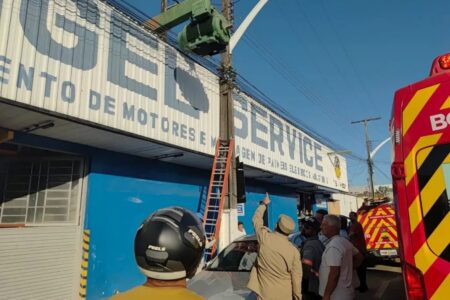 Imagem do local do acidente