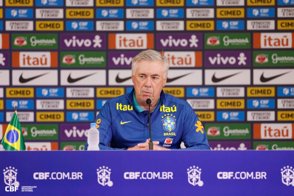 Ancelotti fará sua estreia diante a torcida brasileira