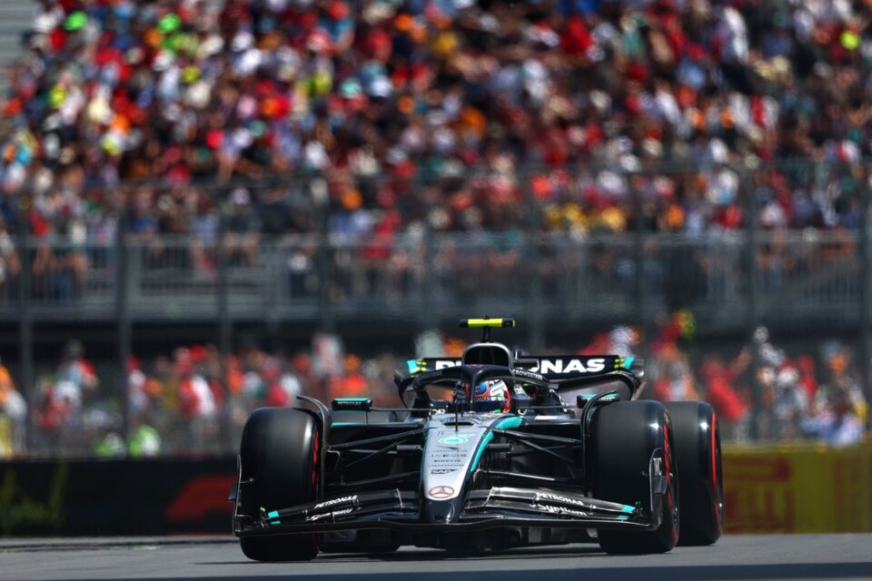 George Russell durante GP do Canadá