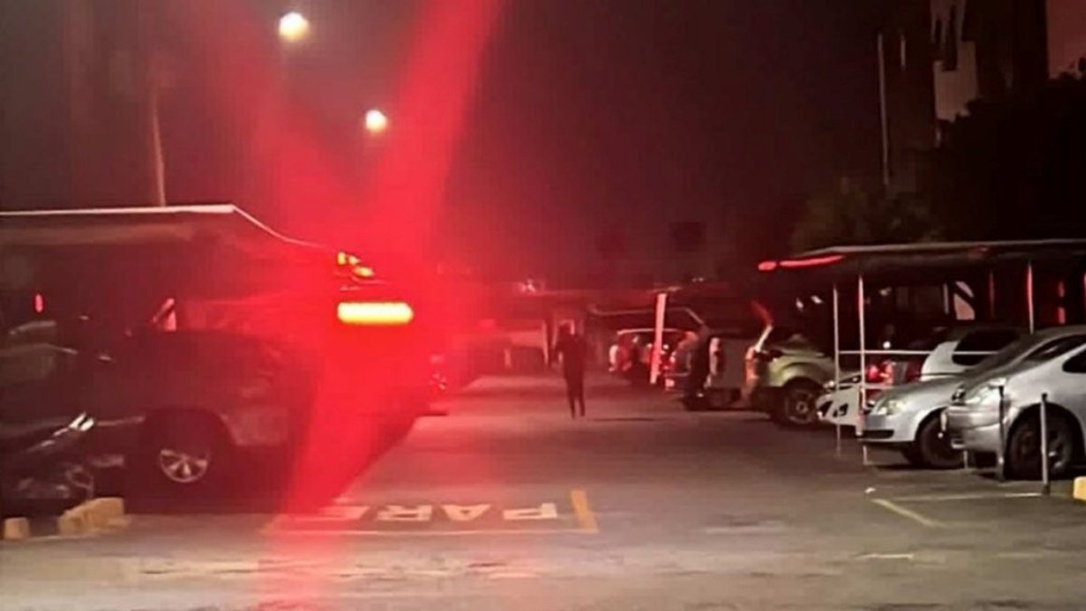 Imagem do estacionamento do condomínio