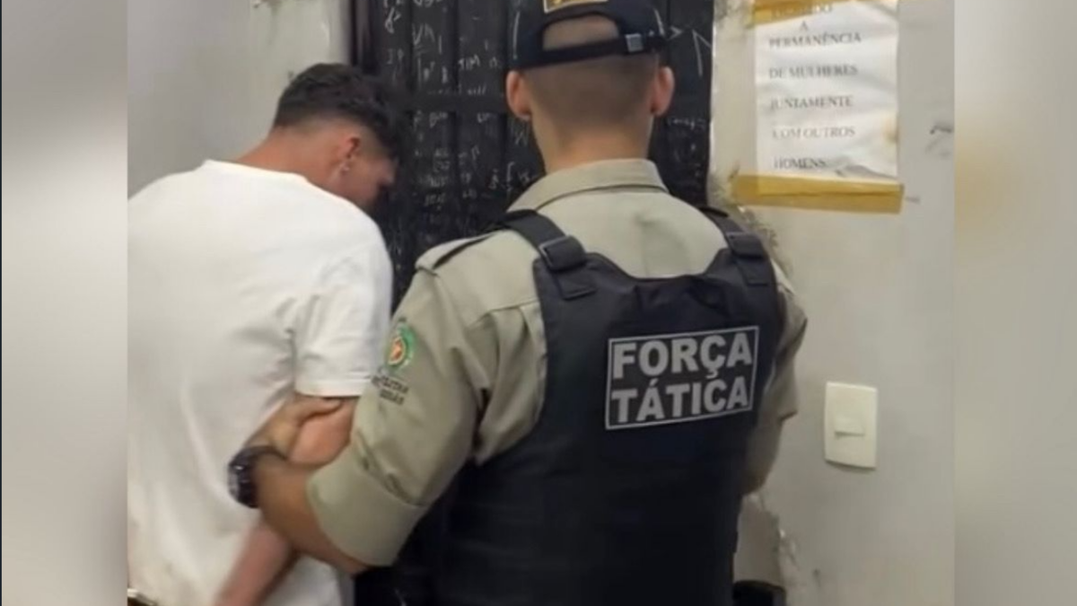 Venezuelano preso por furto (Foto: Reprodução)