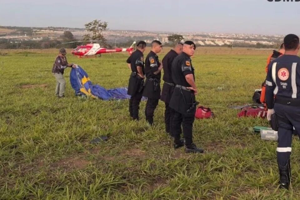 Imagem do local do acidente