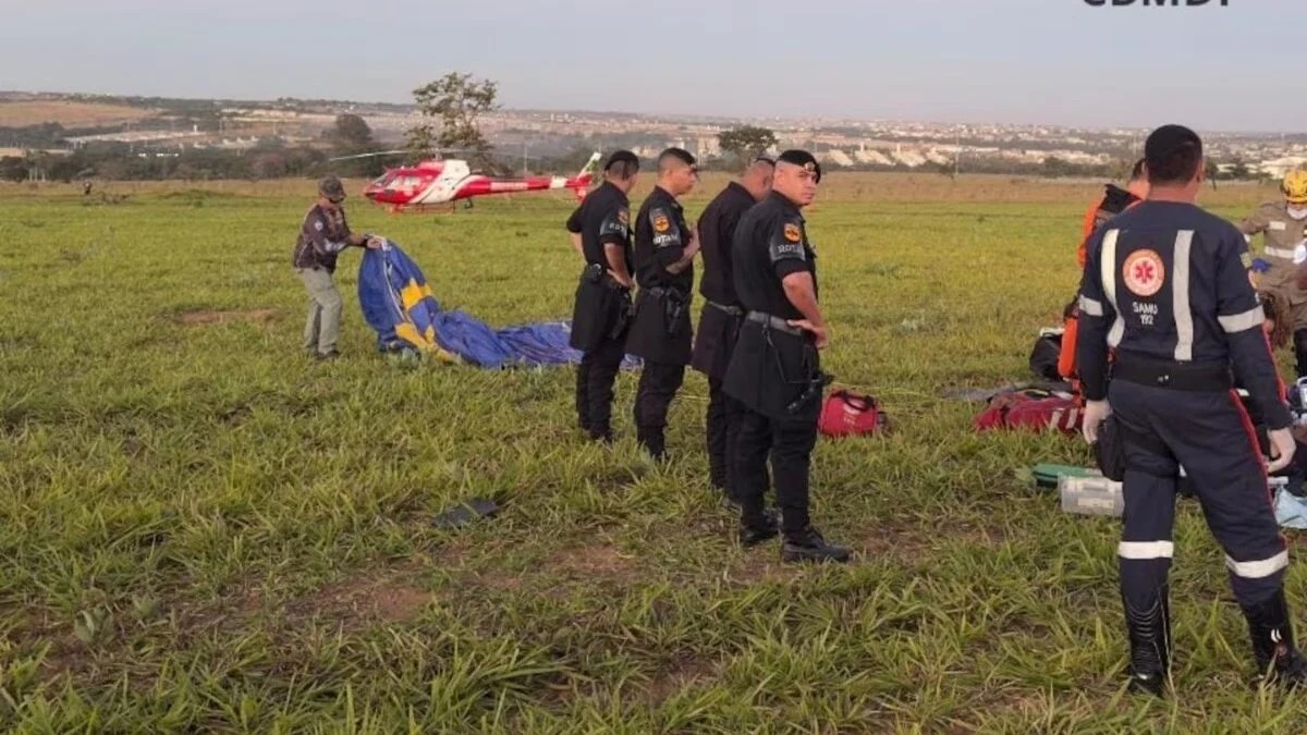 Imagem do local do acidente