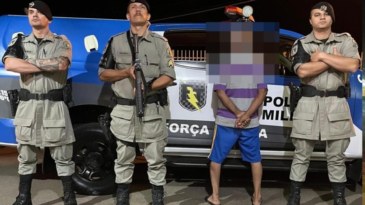 PM prende em Ipameri idoso foragido por abusar de criança