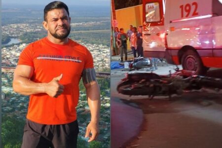Ex-jogador de futebol morre em acidente entre motos na divisa de GO com o MT Clébio da Silva Brito tinha 41 anos