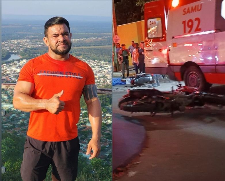 Ex-jogador de futebol morre em acidente entre motos na divisa de GO com o MT Clébio da Silva Brito tinha 41 anos