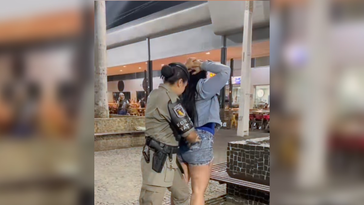 Mulher é presa ao vender drogas em praça de Caldas Novas
