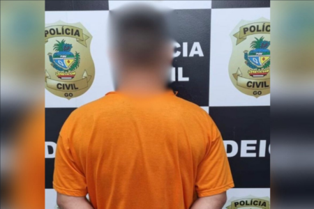 Homem preso por golpes (Foto: Reprodução)