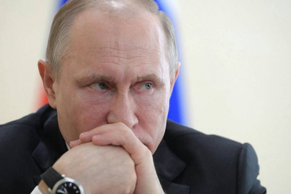 Imagem do presidente russo Vladimir Putin