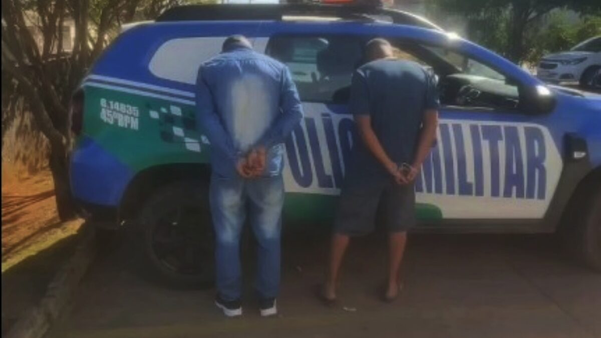 Imagem dos suspeitos presos