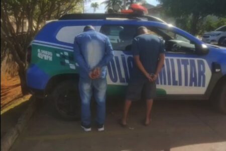 Imagem dos suspeitos presos