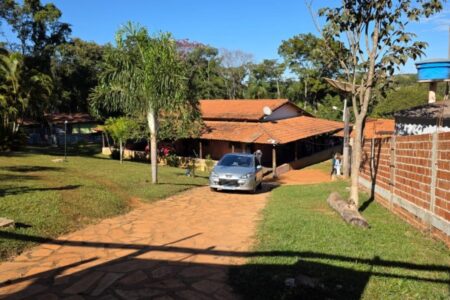 Imagem do local onde onde a mulher foi autuada