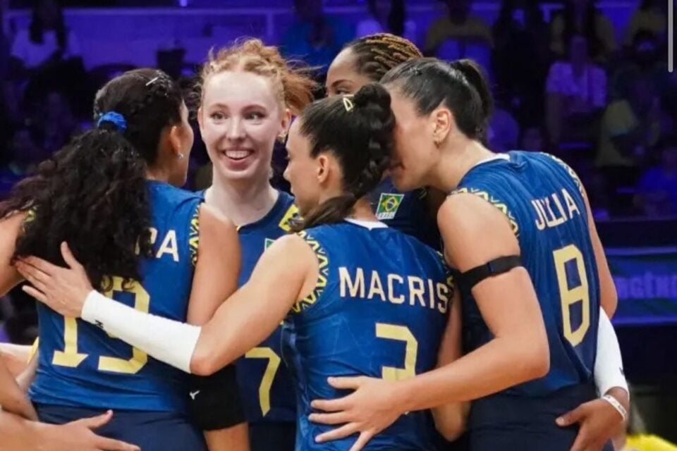 Seleção brasileira estreia com vitória na VNL