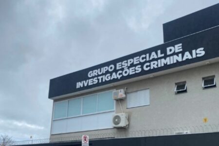 Imagem da fachada da delegacia