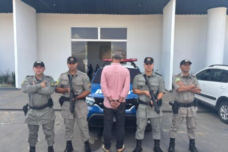 Imagem do homem preso