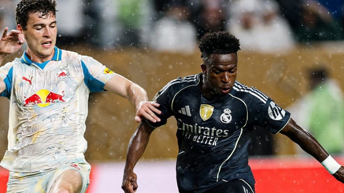 Vini Jr desencanta e abre o placar na vitória do Real Madrid