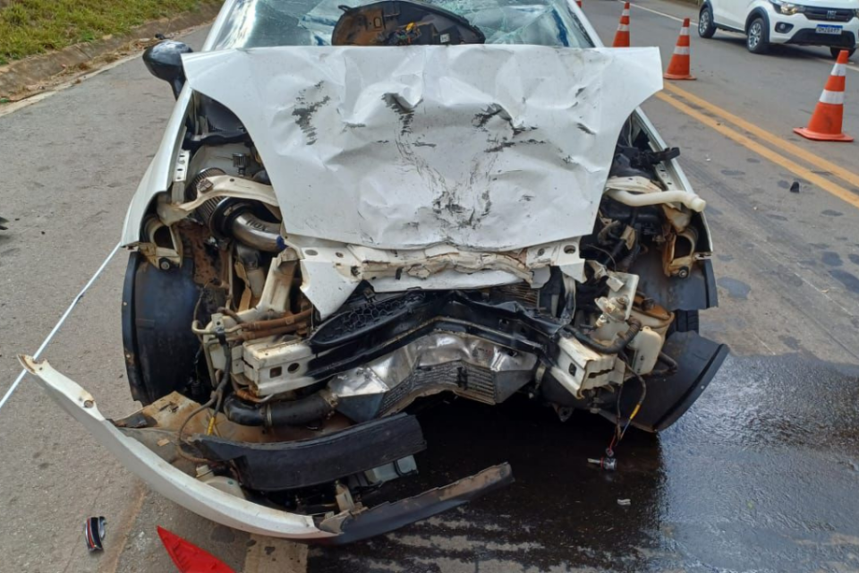 Motociclista morre após ser arremessado em grave acidente na BR-414