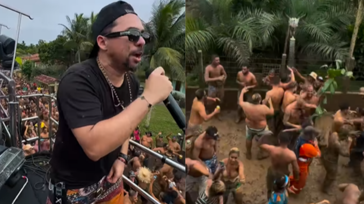 Xand Avião publica vídeo de show na lama durante a Festa do Mastro em Capela (SE)