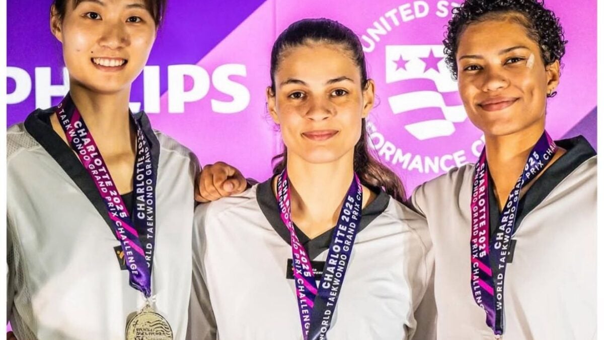 Maria Clara vence atual campeã mundial e é ouro no Grand Prix