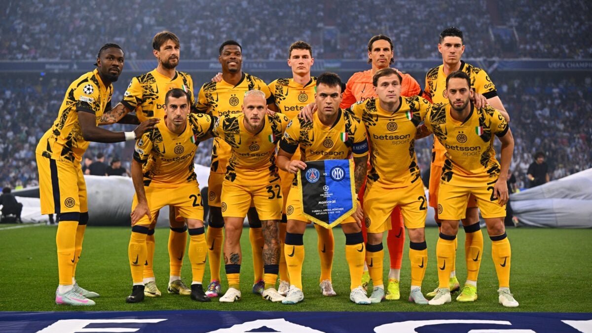 Inter de Milão, vice-campeã da Liga dos Campeões