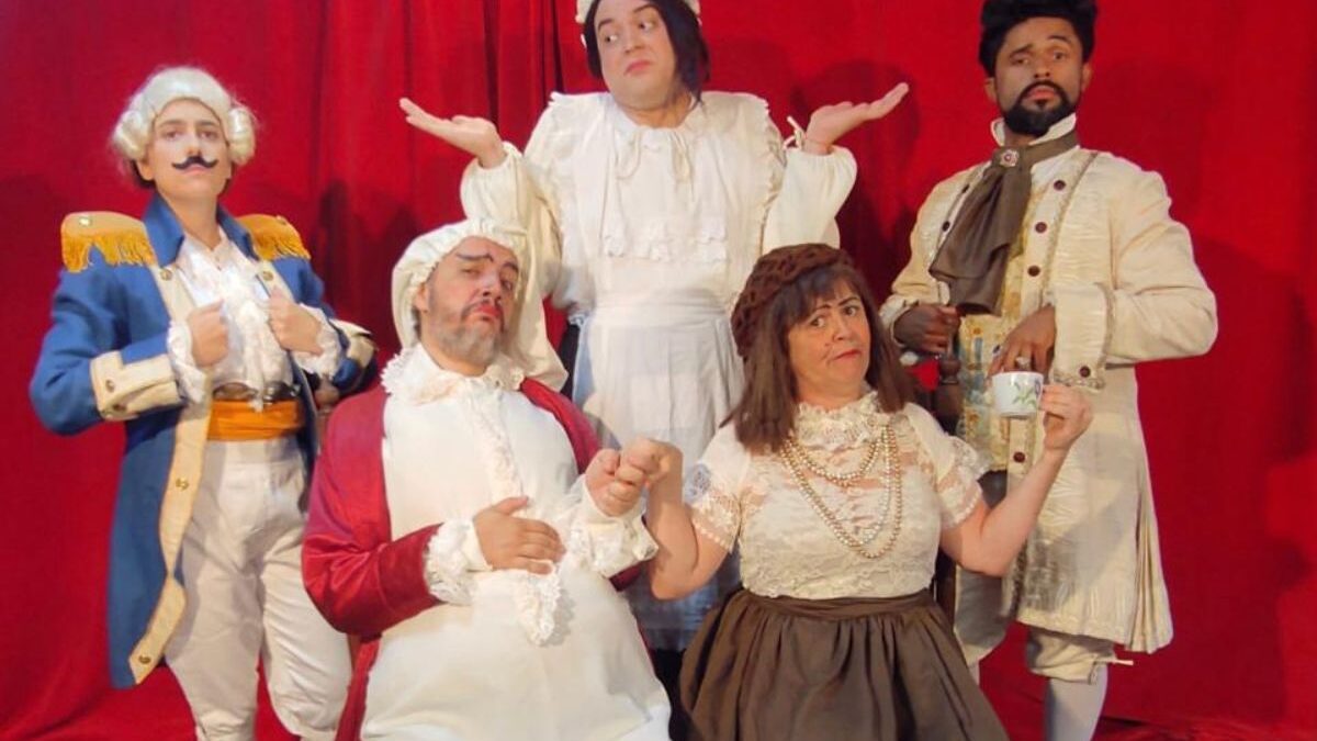 Elenco da ópera 'A Diarista e o Soldado' (Foto: Divulgação)