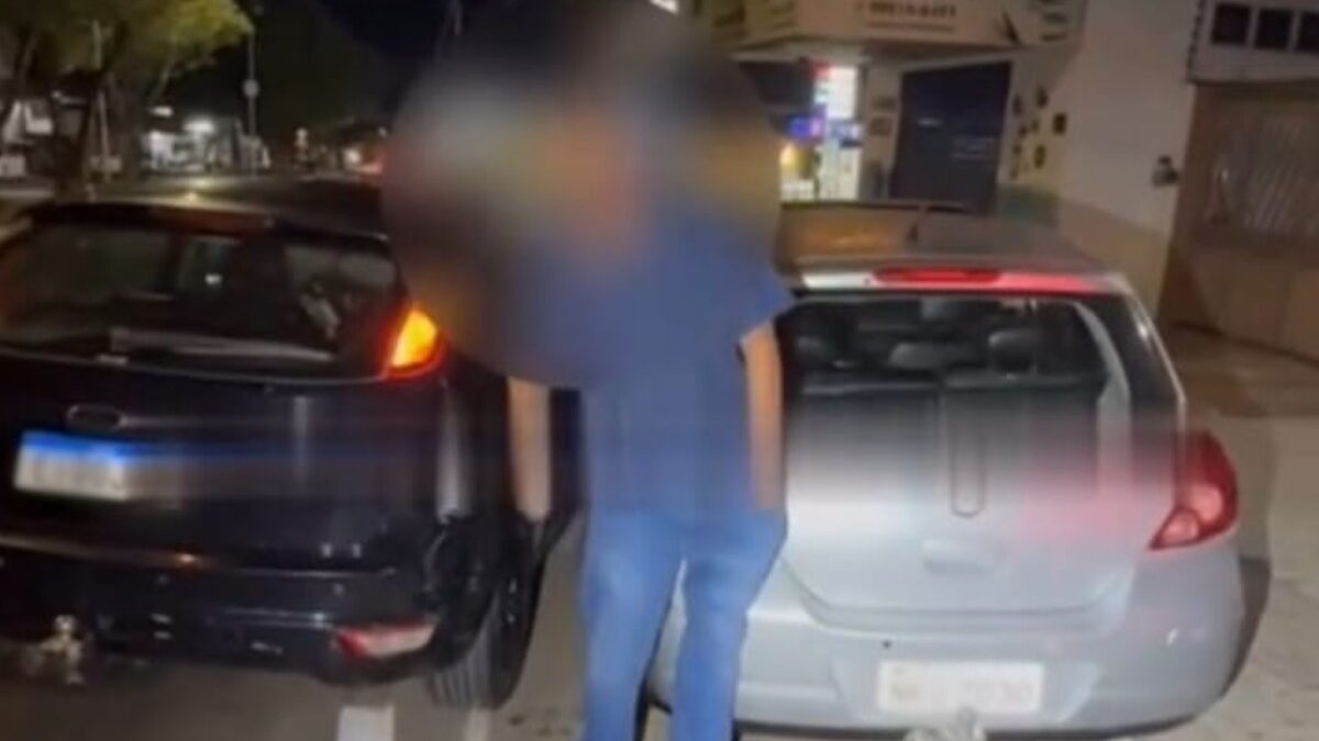 Motorista com dificuldade para andar devido a embriaguez provoca acidente em Anápolis