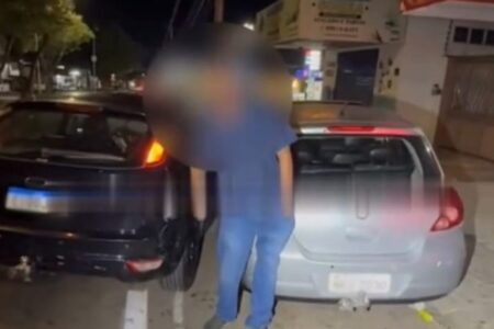Motorista com dificuldade para andar devido a embriaguez provoca acidente em Anápolis