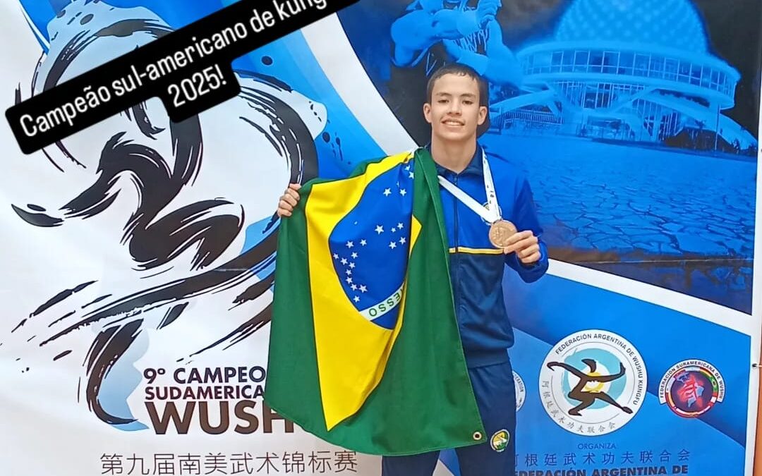 Goiano conquista medalha de ouro em torneio de Kung Fu disputado na argentina