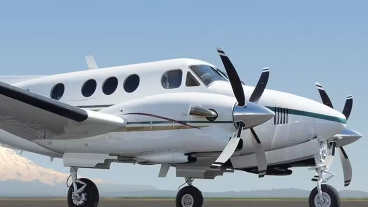 Avião com Lívia Andrade era um King Air E90 (Foto: Divulgação)