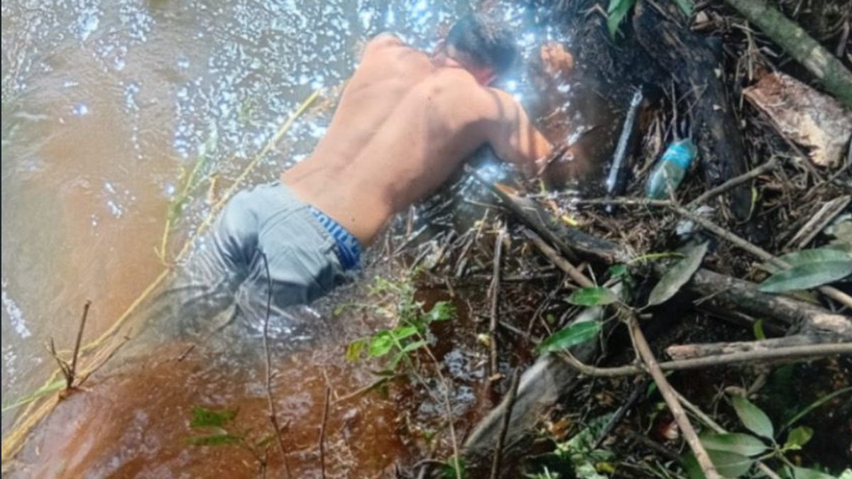 Homem foi encontrado no Rio Montividiu (Foto: Divulgação)