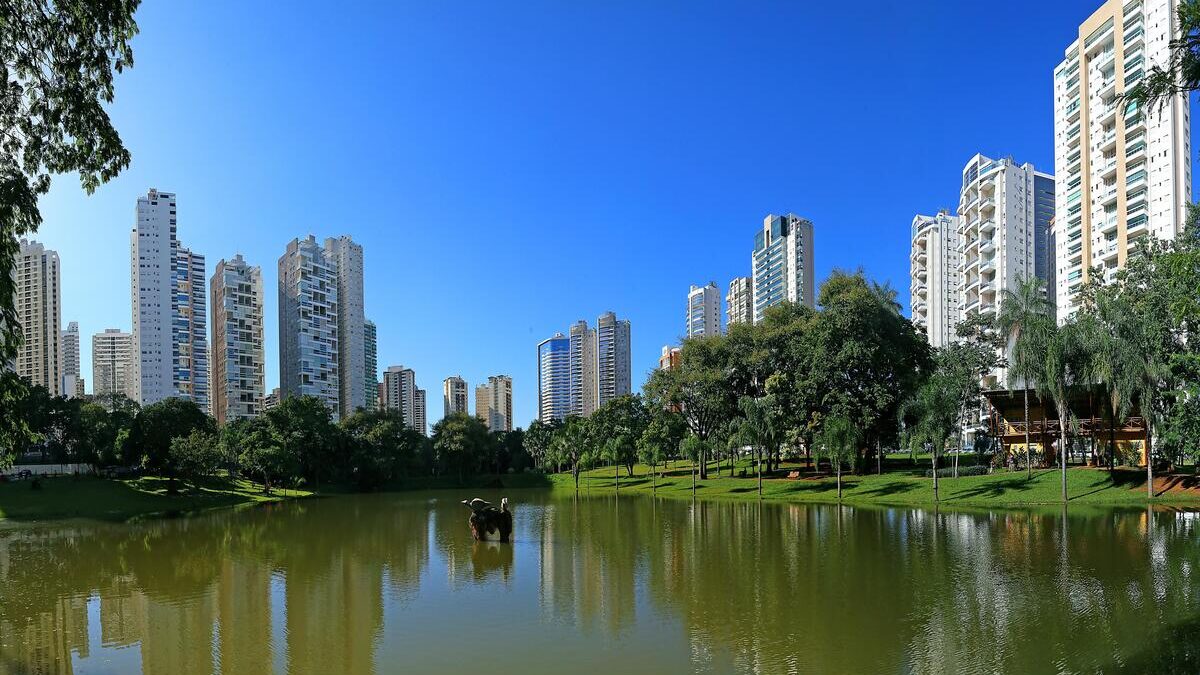 Parque Flamboyant em Goiânia (Foto: Jucimar de Sousa)