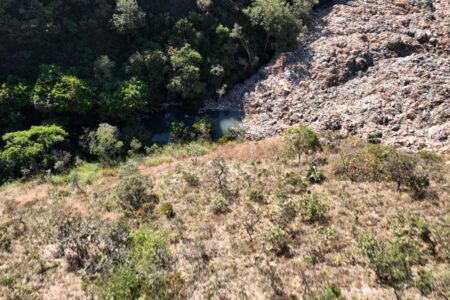 Lixão da empresa Ouro Verde, em Padre Bernardo (Foto: Divulgação)