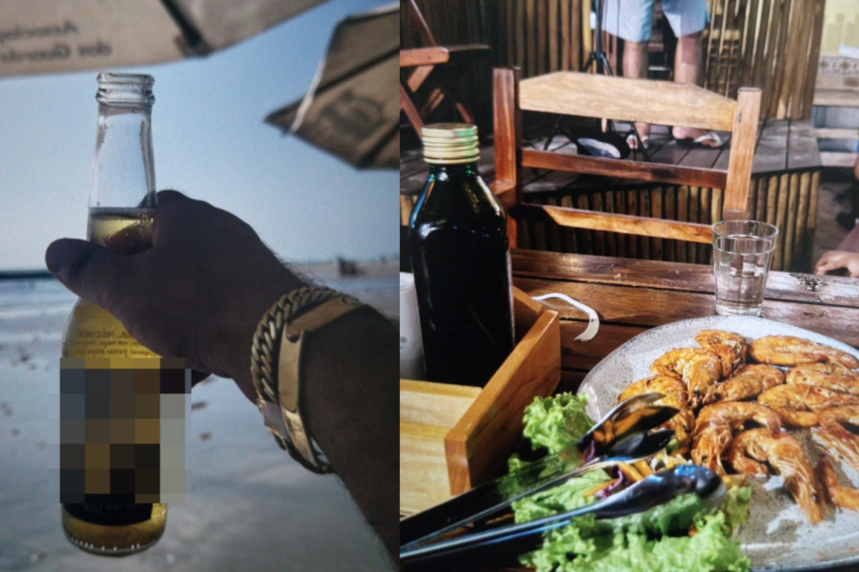 Imagens divulgadas pela polícia obtidas pelas redes sociais do suspeito 