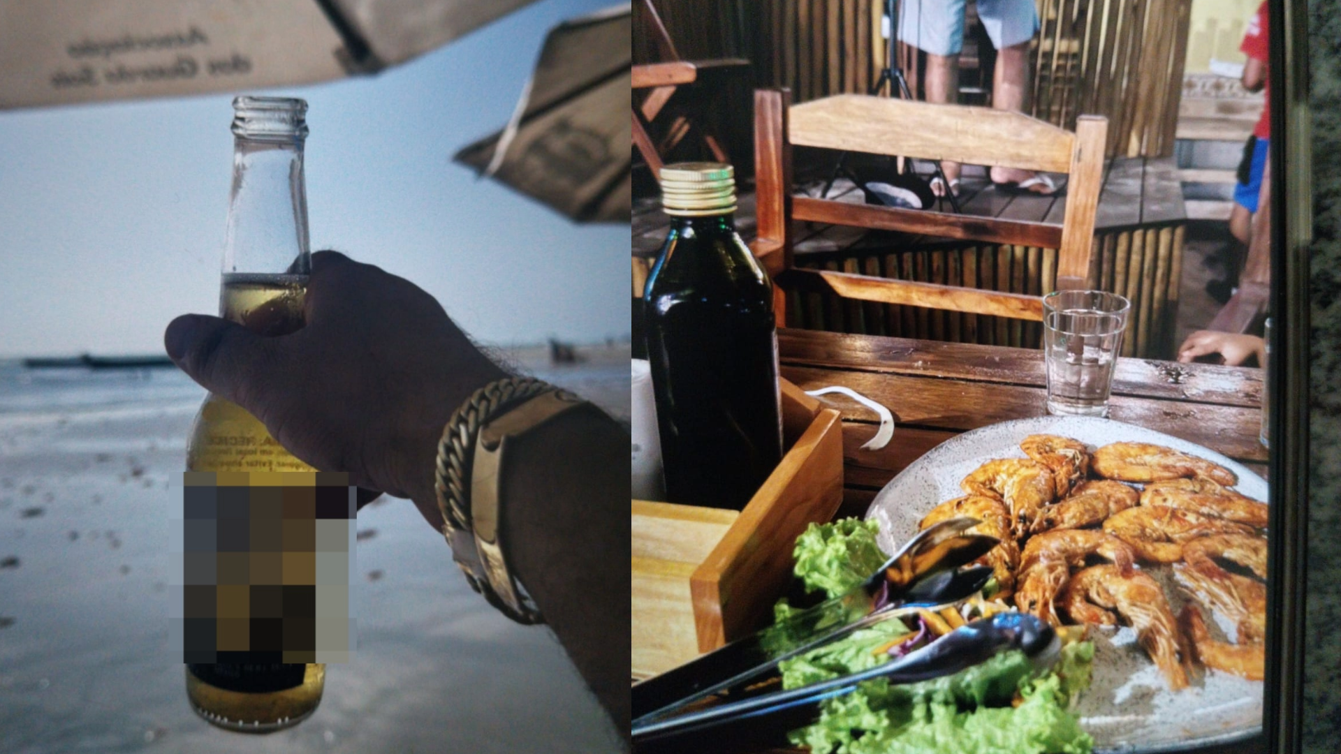 Imagens divulgadas pela polícia obtidas pelas redes sociais do suspeito 