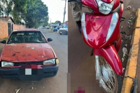 Imagem dos veículos envolvidos no acidente