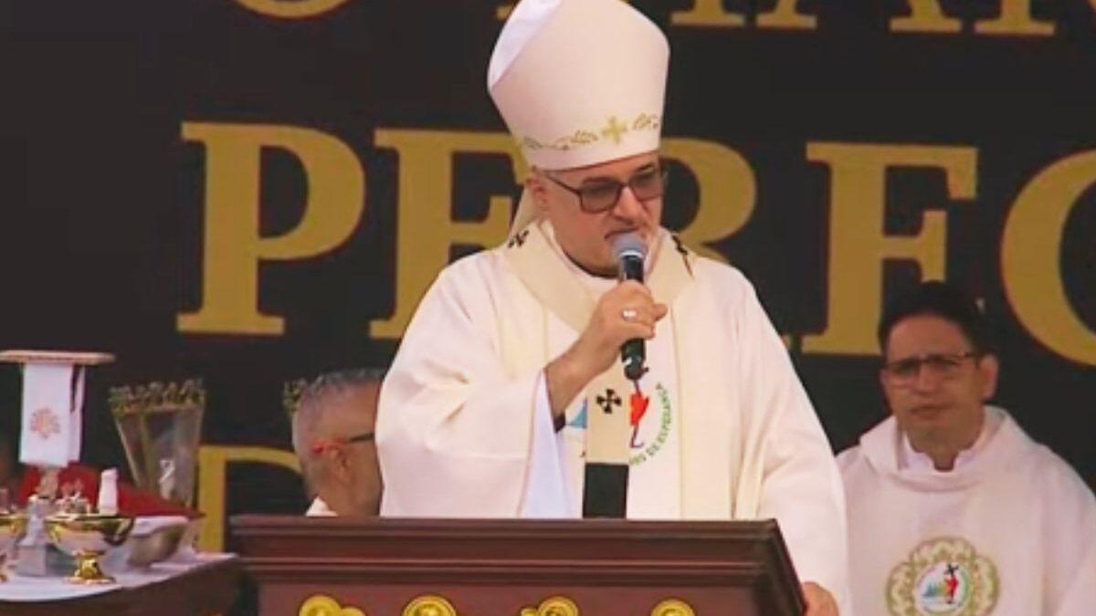 Arcebispo Dom João Justino fala do sino Vox Patris (Foto: Reprodução)