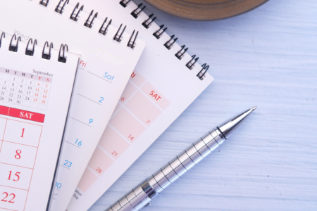 Imagem de cadernos de calendário