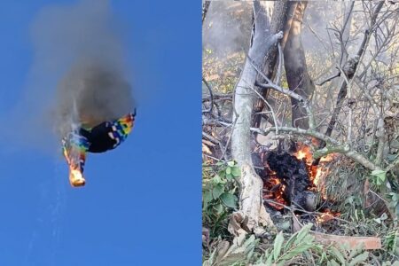 Balão que caiu em Praia Grande deixou oito mortos; testemunha relata pessoas se jogando balão caiu sobre um posto de saúde