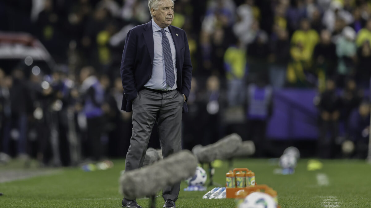 Ancelotti ganha presente no final da coletiva
