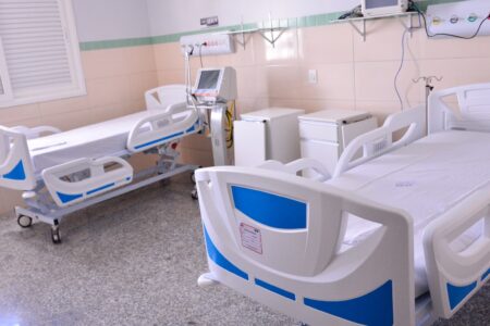 Imagem de leitos de hospitalar