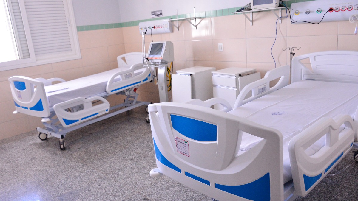 Imagem de leitos de hospitalar