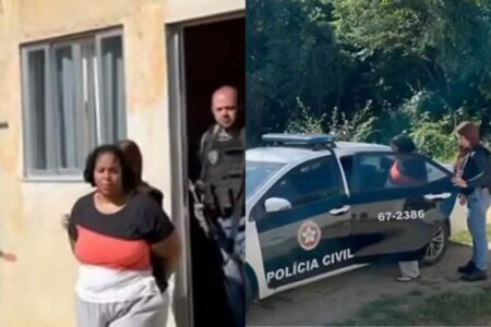 Cuidadora de idosos presa no Rio de Janeiro (Foto: Reprodução)
